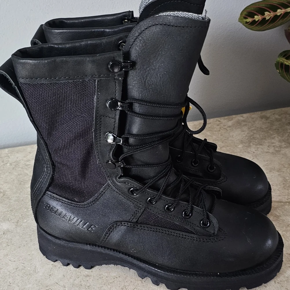 Belleville Gortex Military Steel Toe General Issue Combat Boots Mens Size 4.0W